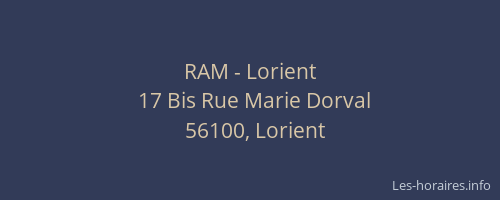 RAM - Lorient
