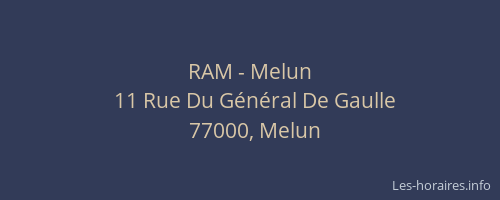 RAM - Melun