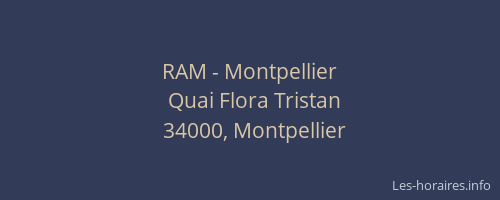 RAM - Montpellier