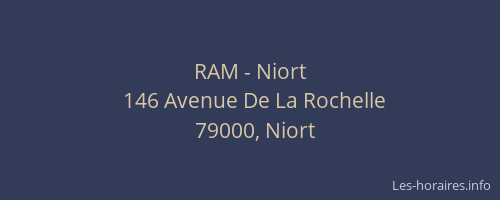 RAM - Niort