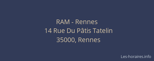 RAM - Rennes