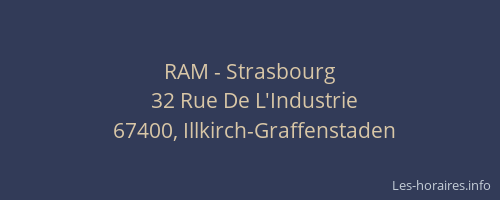 RAM - Strasbourg