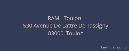 RAM - Toulon