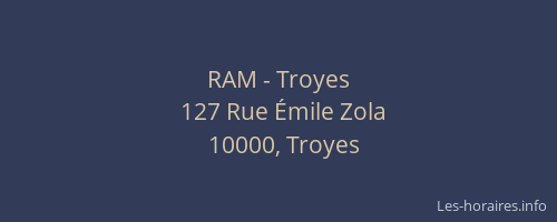 RAM - Troyes