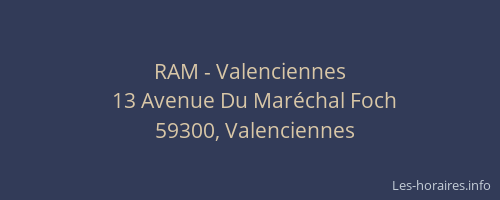 RAM - Valenciennes