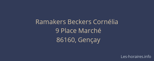 Ramakers Beckers Corn&eacute;lia