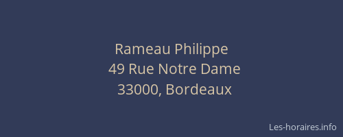 Rameau Philippe
