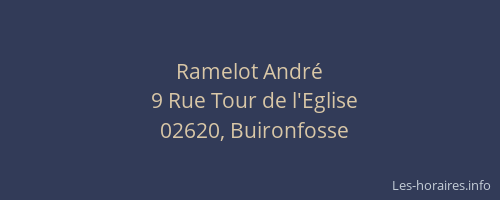 Ramelot André