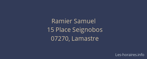 Ramier Samuel
