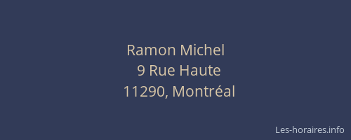 Ramon Michel