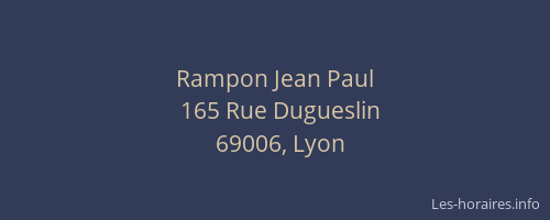 Rampon Jean Paul