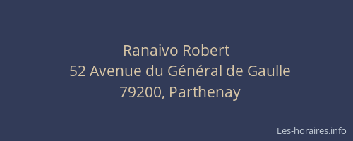 Ranaivo Robert