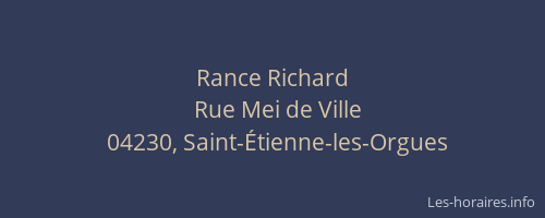 Rance Richard