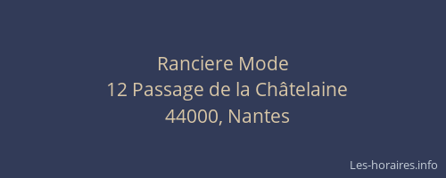 Ranciere Mode