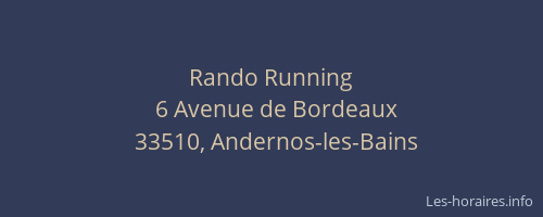 Rando Running