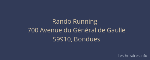 Rando Running
