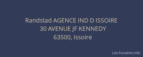Randstad AGENCE IND D ISSOIRE