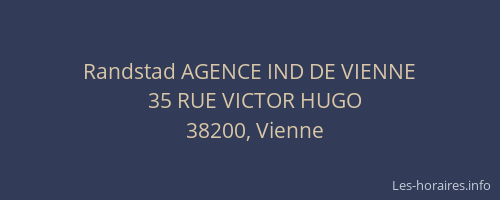Randstad AGENCE IND DE VIENNE