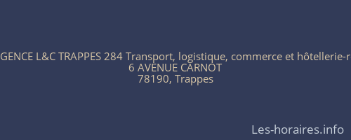 Randstad AGENCE L&C TRAPPES 284 Transport, logistique, commerce et hôtellerie-restauration