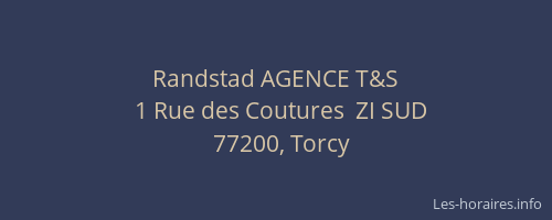 Randstad AGENCE T&S