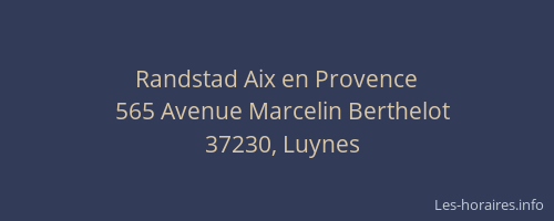 Randstad Aix en Provence
