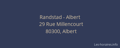 Randstad - Albert