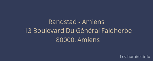 Randstad - Amiens
