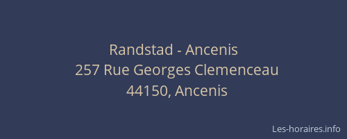 Randstad - Ancenis