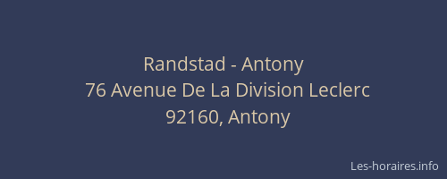 Randstad - Antony