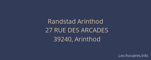 Randstad Arinthod