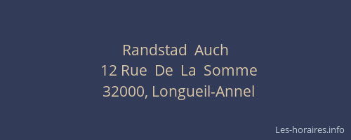 Randstad  Auch