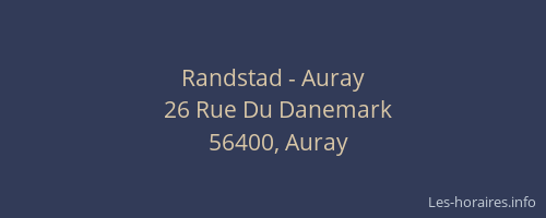 Randstad - Auray