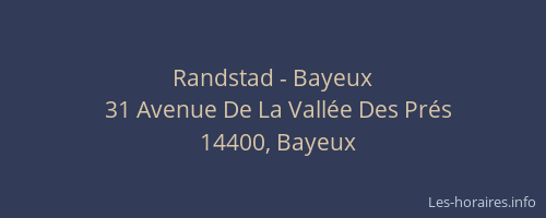 Randstad - Bayeux