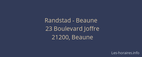 Randstad - Beaune