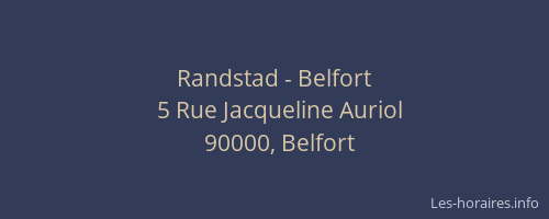 Randstad - Belfort