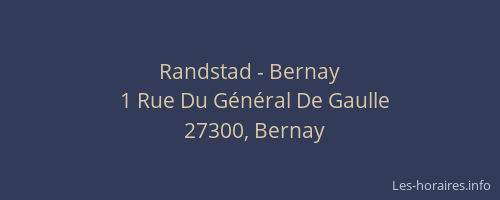Randstad - Bernay