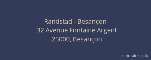 Randstad - Besançon