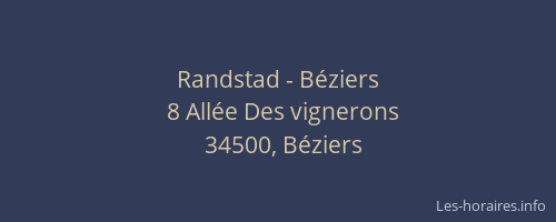Randstad - Béziers