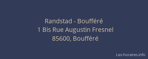 Randstad - Boufféré