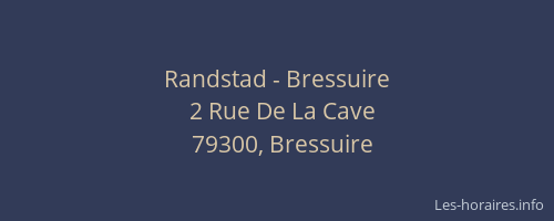 Randstad - Bressuire