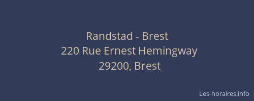 Randstad - Brest