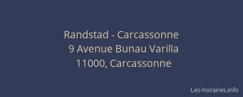 Randstad - Carcassonne