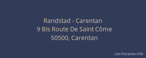 Randstad - Carentan