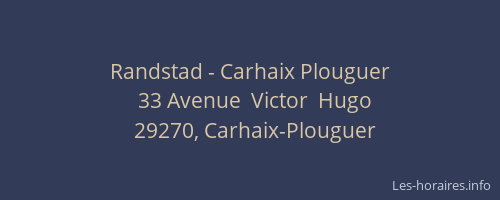 Randstad - Carhaix Plouguer