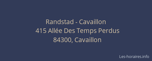 Randstad - Cavaillon