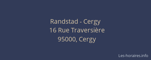 Randstad - Cergy