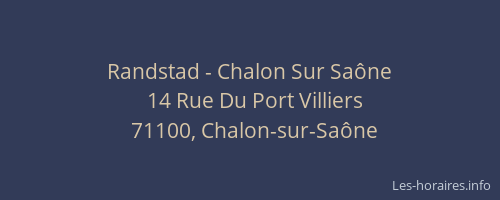 Randstad - Chalon Sur Saône