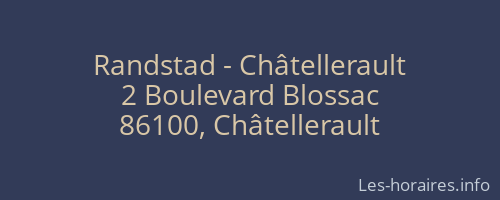 Randstad - Châtellerault