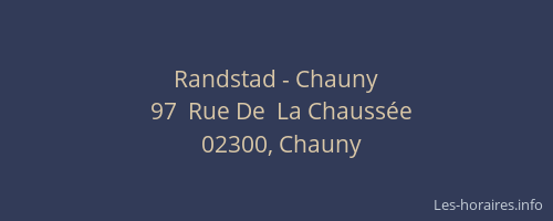 Randstad - Chauny