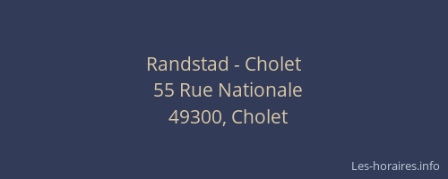Randstad - Cholet